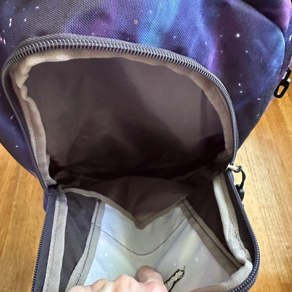 High Sierra Pinova Cosmos Midnight Blue Backpack with Cosmic Design